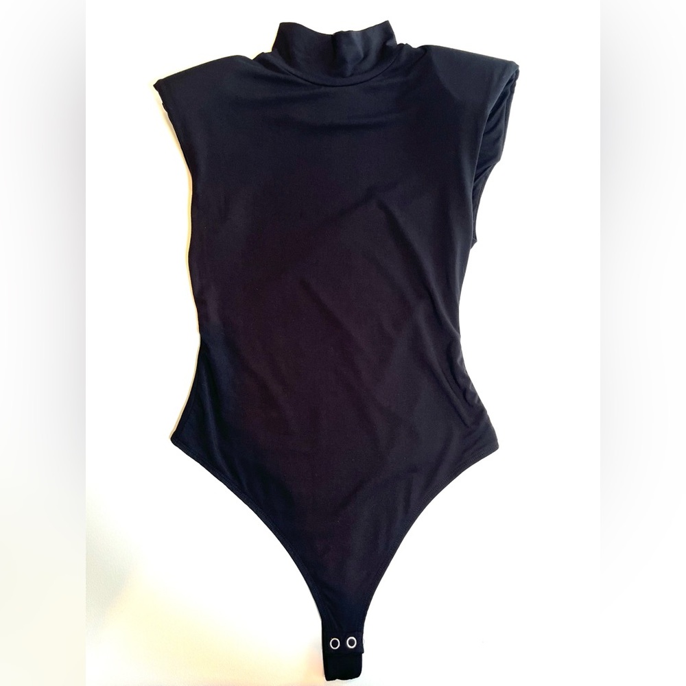 GOOD American Mock Neck Power Bodysuit - Picture 3 of 8